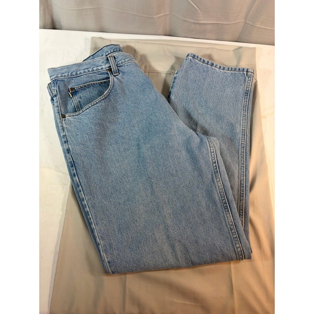 LL Bean Men's Double L Relaxed Fit Jeans Comfortably Faded 38x32